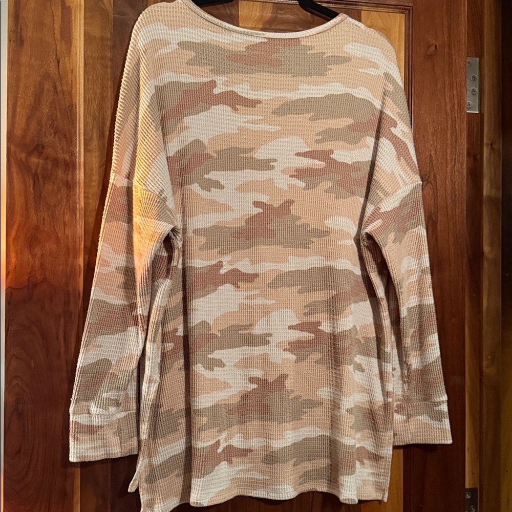 AMERICAN EAGLE | Women's Waffle Vneck Tunic size XL - Picture 5 of 8